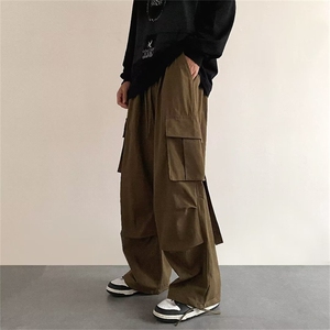 2022潮牌宽松束脚裤日系工装裤男美式高街休闲长裤 K4587-P40图片
