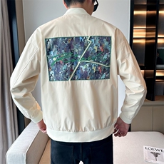 2024秋季新款夹克外套男棒球领时尚潮牌纯色立领上衣jk8817-p135，男装夹克，电商D303