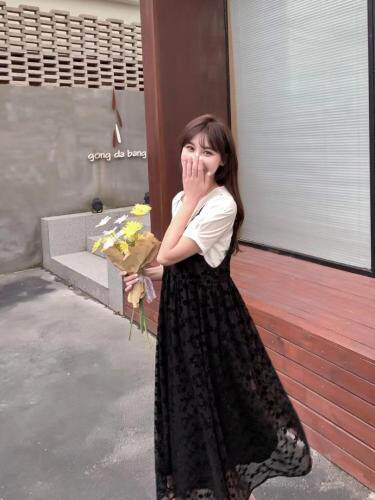 【现货】夏季新款两件套连衣裙，女装连衣裙，芷炫