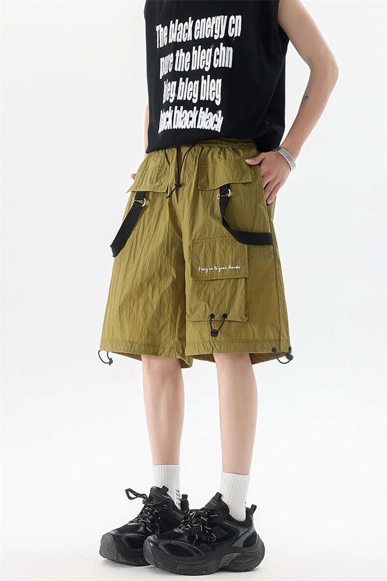8XL-M特大码肌理感五分裤户外登山裤冲锋裤短裤男DK1502P49控68,男装休闲裤,电商D206-1