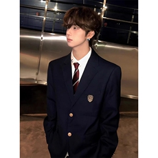 C316XZ000P75春装新款制服DK转场班服校服时尚西装外套男学院，男装西服套装，电商C316