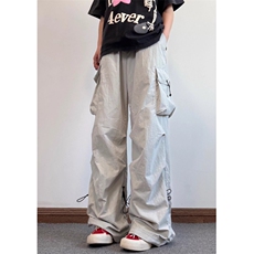春夏薄款浅色宽松速干伞兵裤户外工装裤男女休闲裤K987，男装工装外套，星座1116A（原606A-3）