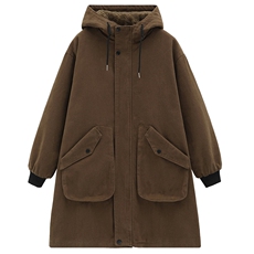 2023年新款派克服加绒加厚棉衣棉服736-1款，女装棉衣/棉服，秋牧寒烟