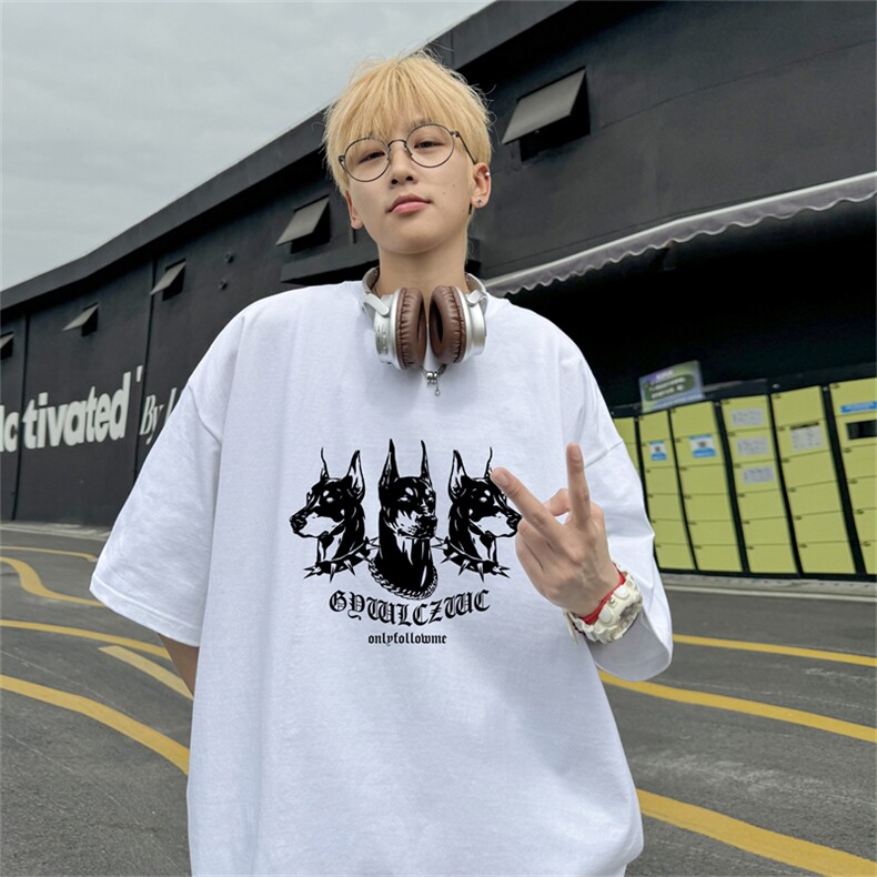 220G夏季新款纯棉圆领短袖T恤DT425-特P19控38,男装T恤,电商B370