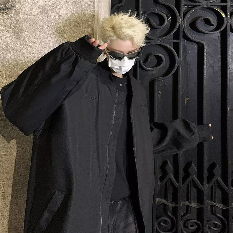 棒球服男款2023年潮流美式新款情侣刺绣外套HY158P65,男装夹克,星座1116-2
