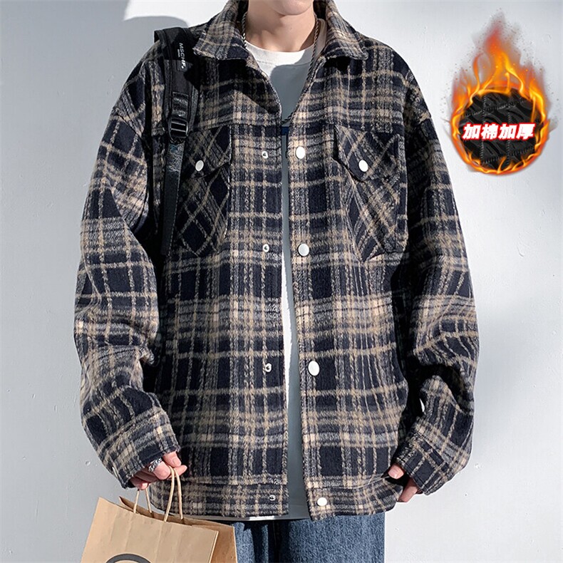 特P75无差价改加棉小香风棉服男加厚大码棉衣外套J606J加棉,男装棉衣,电商A001