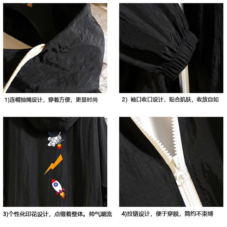 FS63165-P55薄款防晒衣男透气防紫外线钓鱼外套冰丝防晒服,男装夹克,电商A040A