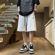 夏季休闲裤男宽松华棉卫裤五分裤D329-QM708-P35-控58，男装休闲裤，电商D329