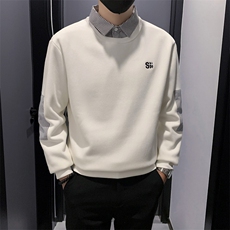 B340WY1391常规P60控88加绒P68控98店主风假两件卫衣，男装卫衣，电商B340