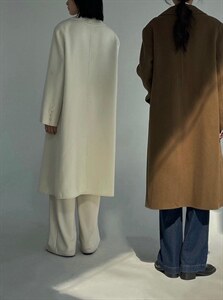 冬季·双排扣翻领双面羊绒大衣,其它,hello september