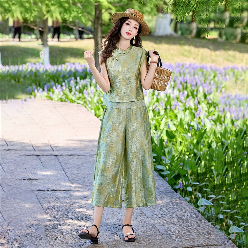2026年夏季新中式套装,女装套装/套裙,贵人树