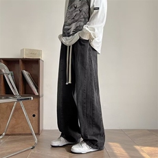 vintage古着牛仔裤男秋季美式vibe风裤子ins高街工装裤RK2043-P45，男装牛仔裤，星座412-3