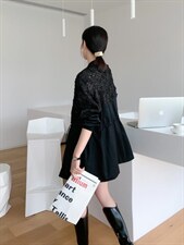 手工盘花，风衣，女装风衣，时代公主