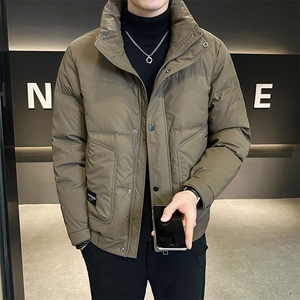2025新款羽绒服男冬季外套短款保暖连帽外套 A313-6310-P165图片