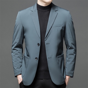 2023冬季中青年白鸭绒时尚加厚休闲男装西服羽绒外套 FF2258-P198图片