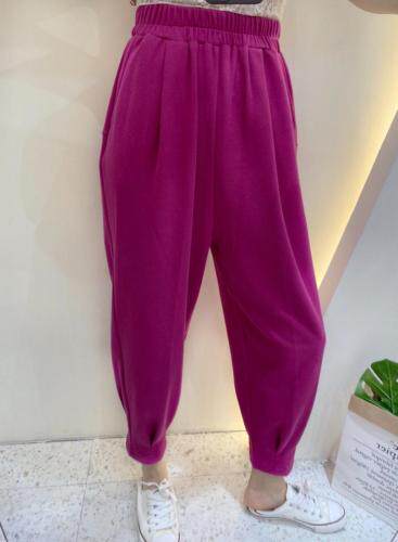 萝卜裤，，女装，米社