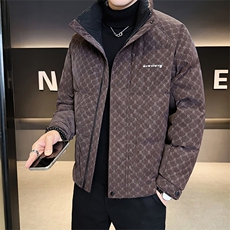 标50绒店主风2025新款男士印花立领羽绒服9819-P215(控券后298)，男装羽绒服，电商B338