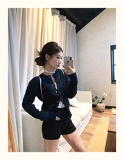 2025年秋季新款百搭7针圆领加厚麻花开衫，女装针织衫/毛衣，米咔羊绒