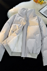 冬季clean纯色棉服潮流中性加厚短款棉衣HZ8816-特P68不议价，男装棉衣，星座610B-1