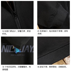 KS21173-P38加绒款-P43连帽开衫卫衣男运动外套大码班服砖墙，男装卫衣，电商A040A