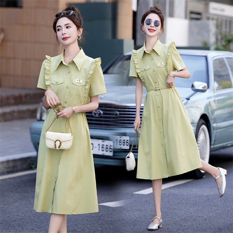 2025年夏季时尚潮流新款连衣裙，女装连衣裙，红依一坊