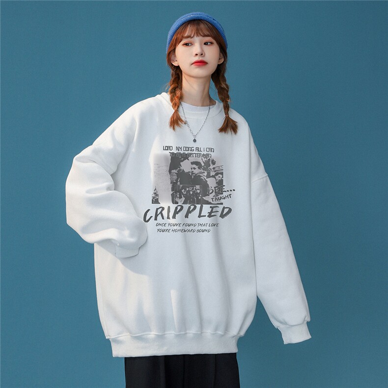 2023春装新款美式hiphop连帽卫衣高街潮流宽松卫衣W157P30控48,男装卫衣,A247A