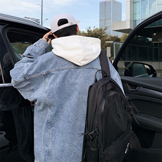 2024春季港风中性男女夹克牛仔衣H001P75控98，男装夹克，电商D321