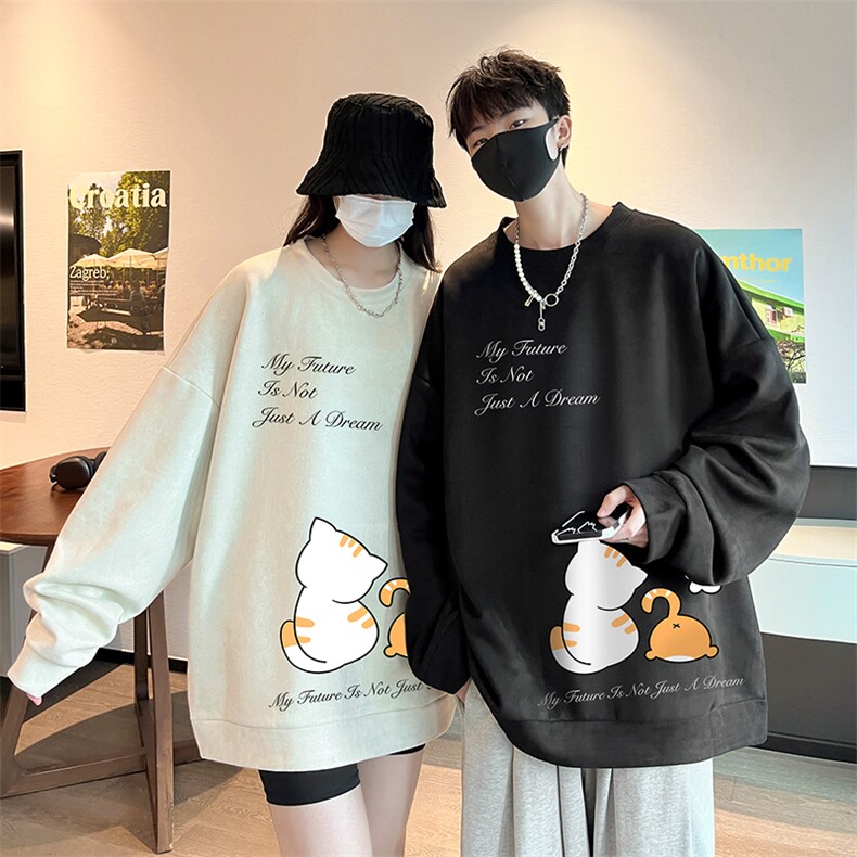 麂皮绒卫衣男大码重磅长袖t恤男JW81357-P35,男装卫衣,电商A040