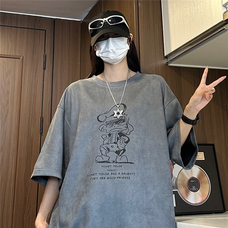 高转化复古重磅短袖t恤男新美式潮牌流X416B-1-DY3021-特P25限39,男装T恤,星座416B-1