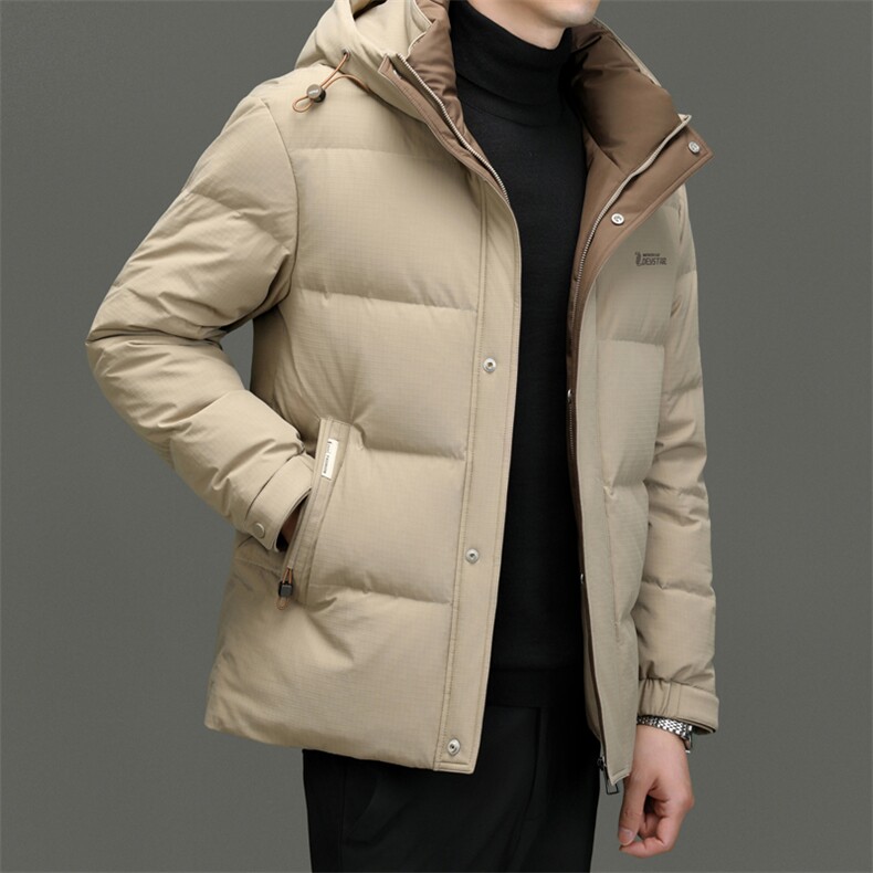 DF23930钱塘2020-2商务简约冬季厚款连帽中年男士羽绒服P285,男装羽绒服,钱塘207-2