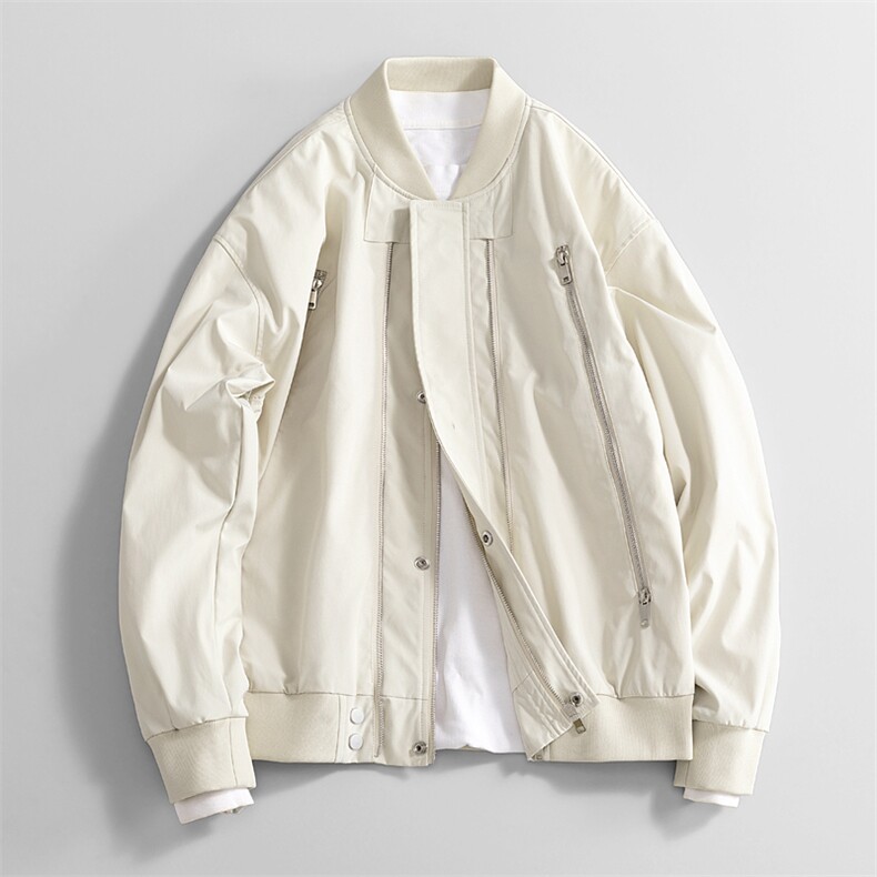 棒球领宽松夹克男DSA157B-J220-P60，男装夹克，电商A157B