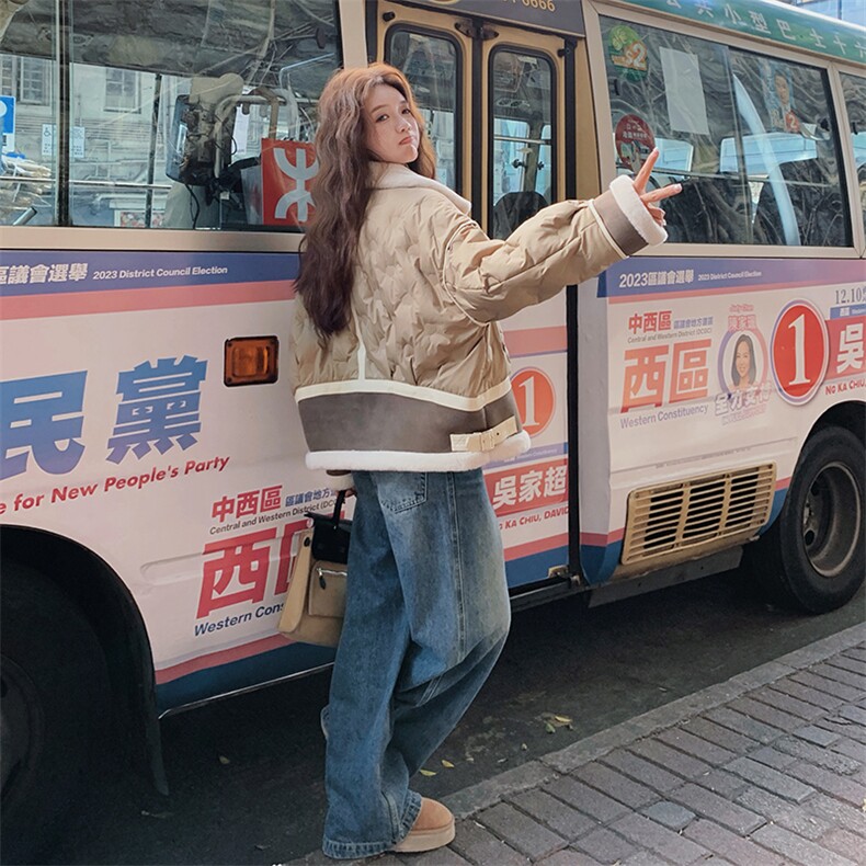小众设计感羽绒服女短款2025冬季新款加厚减龄小个子90白鸭绒外套,女装羽绒服,2C201