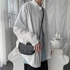 C1061/P28秋装李现同款男士纯色长袖立领衬衣男韩版潮流大码衬衫，男装衬衫，电商A141