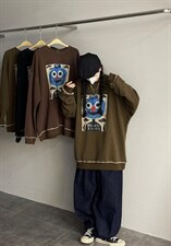 秋季新款卡通卫衣，女装卫衣/绒衫，JIAN.Z 简.站