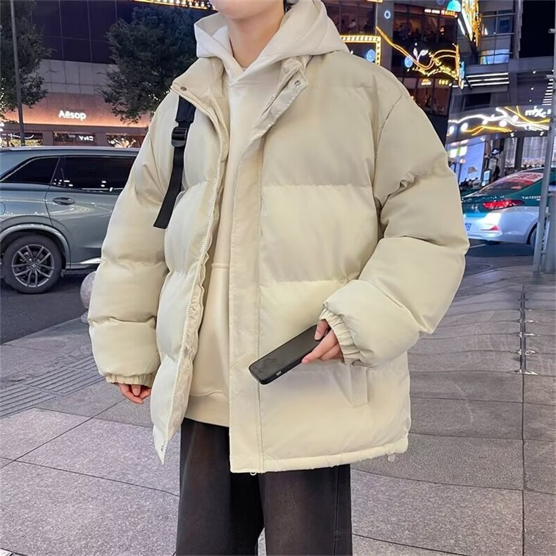 冬季棉衣男ins潮立领防水帅气棉服厚外套韩版情侣休闲百搭棉袄，男装棉衣，星座218-1（原230）