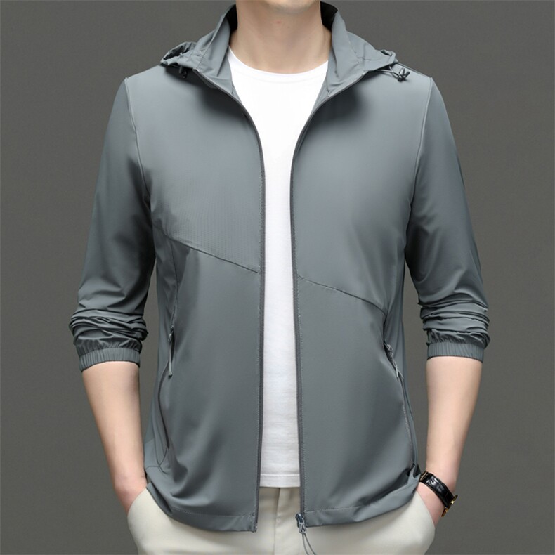 CSFA88119钱塘2020-3夏季新款男士时尚立领防晒外套高品质P105,男装防晒衣,钱塘207-3