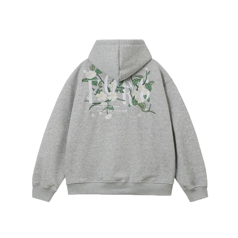 特72-XX19现货潮刺绣卫衣男女连帽情侣装春秋美式外套,女装短外套,星座618B-1
