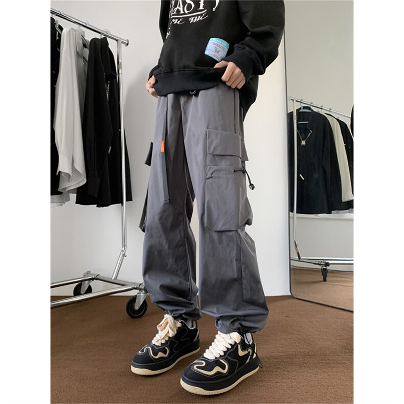 美式复古大口袋工装裤男款春季新款潮牌机能伞兵冲锋裤K7637-P39,男装休闲裤,星座512-3
