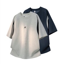 2026美式重磅冰感拼接T桖春夏DX2624-特P28控59，男装T恤，电商B208
