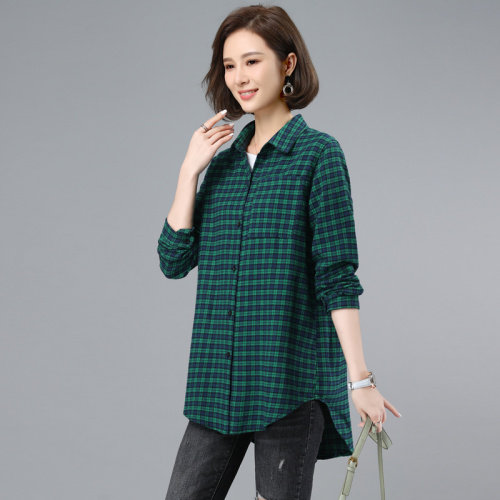 2021秋季时尚简约大方气质优雅收腰显瘦休闲修身百搭潮流衬衫，女装衬衫，奕阳依阁