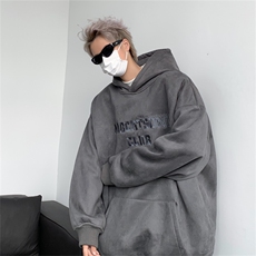 B359-WH8806特P55限价78万针刺绣男女情侣连帽大帽子卫衣外套，女装短外套，电商B359