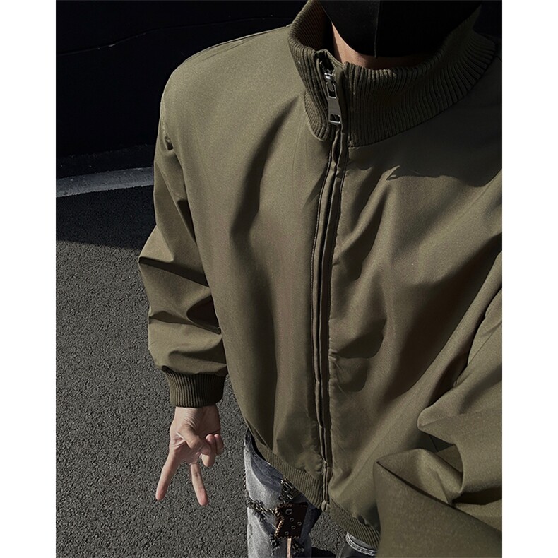 美式高街cleanfit短款飞行夹克男春季潮牌棒球服25XJ55217特批35,男装夹克,电商A042