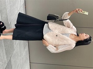 韩版60羊毛马甲图片