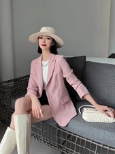 【现货】春装新款韩版显瘦纯色修身西装，女装西装，名怡
