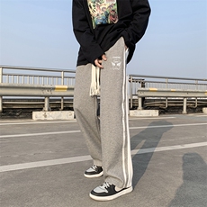 夏季情侣百搭印花休闲裤男大码宽松拖地裤A161-2-K7238-P55，男装休闲裤，电商A161-2