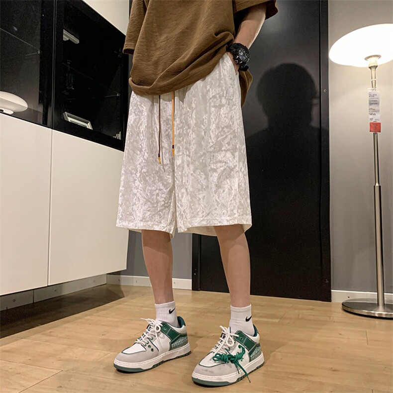 金丝绒短裤男生休闲裤KD537-P35,男装牛仔裤,电商D312-1