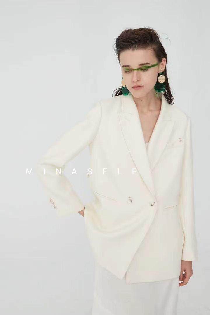 澳毛羊毛品质西装，女装西装，植外