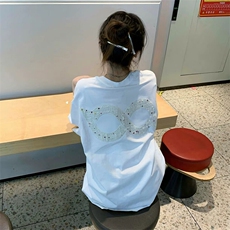 万针全刺绣工艺抖音得物高品质260克重磅纯棉双纱美式高街短袖T恤，男装T恤，电商A486-1