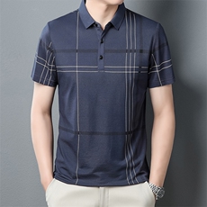 BGW31133男式2023夏季新款T恤衫男短袖翻领休闲polo体恤P53，男装T恤，电商B360