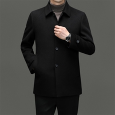 CKYC312钱塘2020-2新款商务休闲冬季厚款中年男士毛呢外套P330，男装毛呢大衣，钱塘207-2